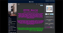 Desktop Screenshot of mooncat.cz